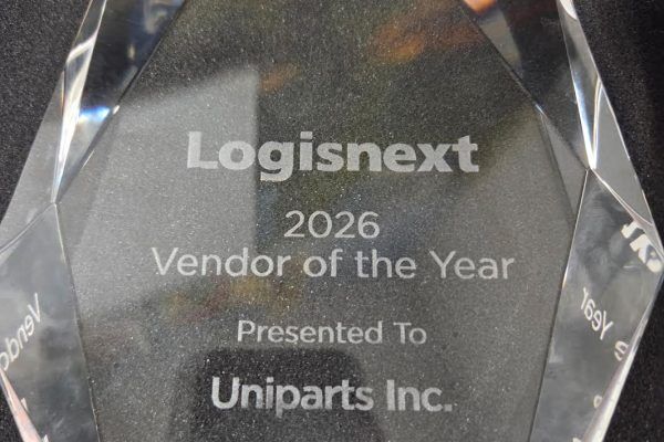 Uniparts, Inc. Honored with 2026 Vendor of the Year Award from Logisnext